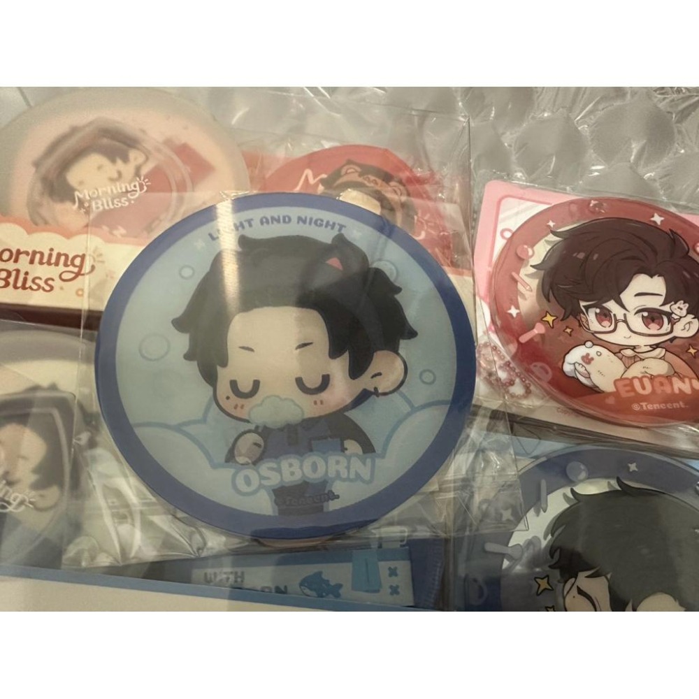 光與夜之戀   Morning Bliss系列  粉撲組 化妝鏡 光柵杯墊  蕭逸-細節圖5