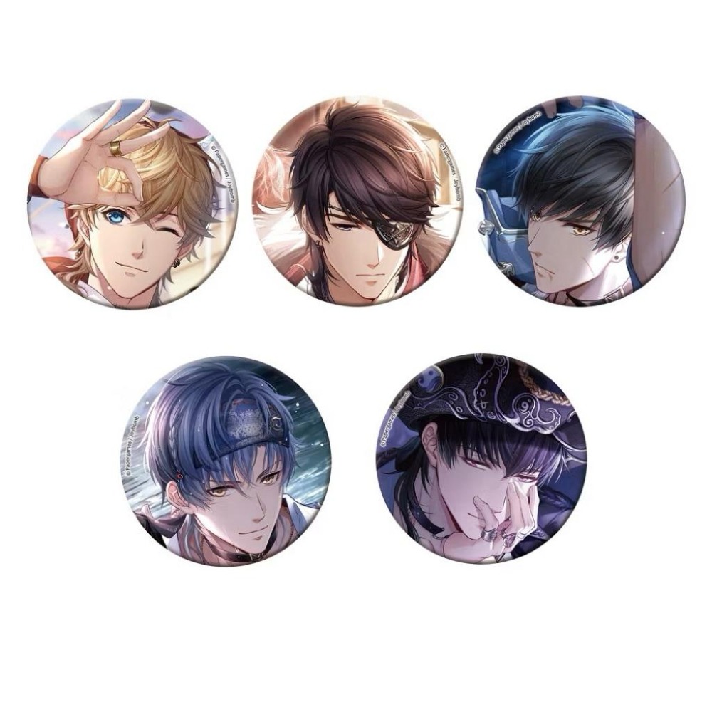 戀與製作人3D光柵徽章 禁忌之海徽章 周棋洛立牌 套餐杯墊 壓克力飯友 金屬書籤 李澤言 許墨 白起 周棋洛-細節圖2