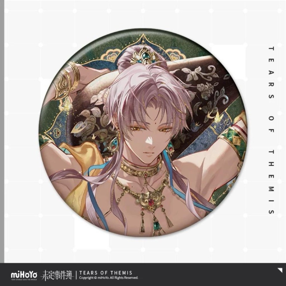 未定事件簿 鳴沙踏歌系列 絲絲琉金疊韻 徽章 夏彥 左然 莫弈 陸景和-細節圖4