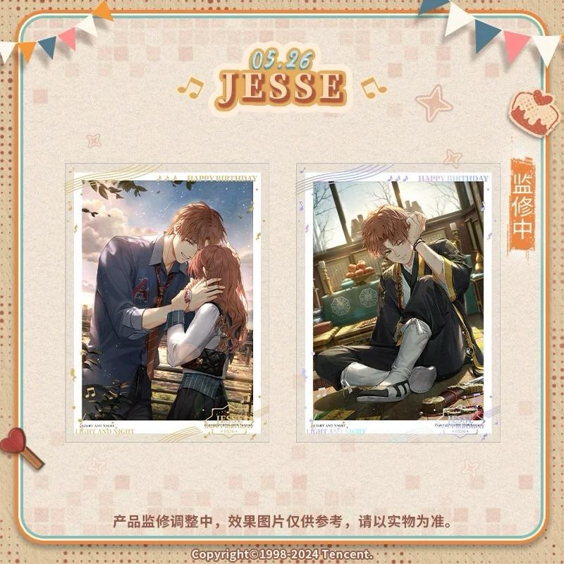 光與夜之戀 夏鳴星 2024生日徽章 壓克力流麻 生日周邊 收藏卡-細節圖3