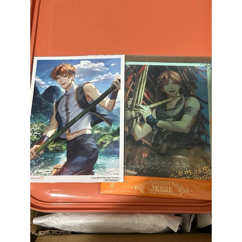 光與夜之戀 夏鳴星 2024生日徽章 壓克力流麻 生日周邊 收藏卡-細節圖6