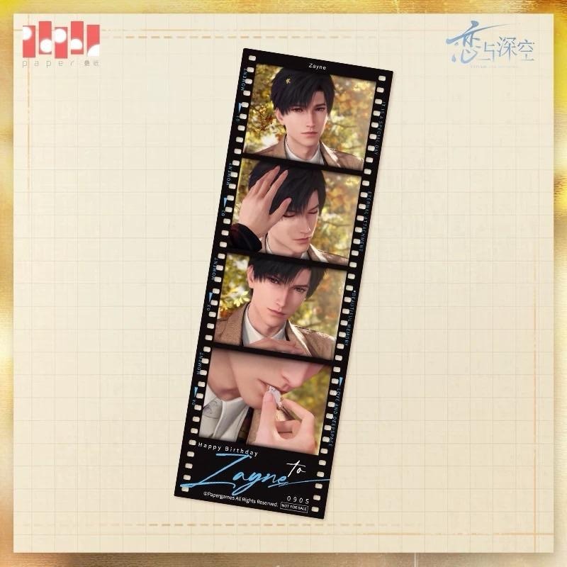 戀與深空 黎深生日系列徽章 拍立得 明信片-細節圖5