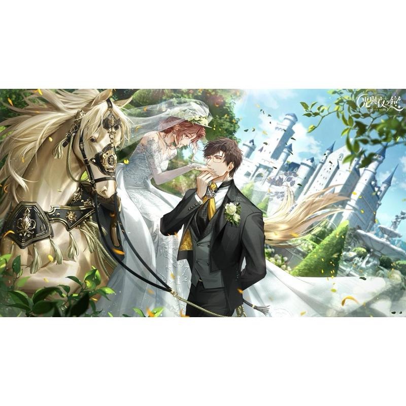 光與夜之戀 繁花與序章 台灣一週年快閃集章明信片+門票蕭逸 陸沉 查理蘇-細節圖2