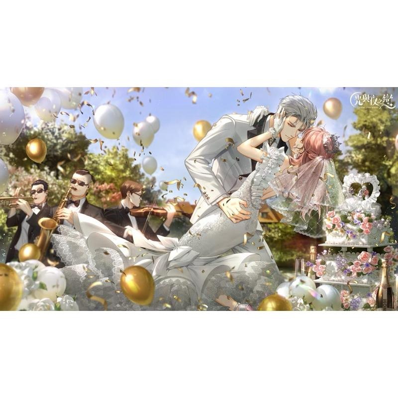 光與夜之戀 繁花與序章 台灣一週年快閃集章明信片+門票蕭逸 陸沉 查理蘇-細節圖3