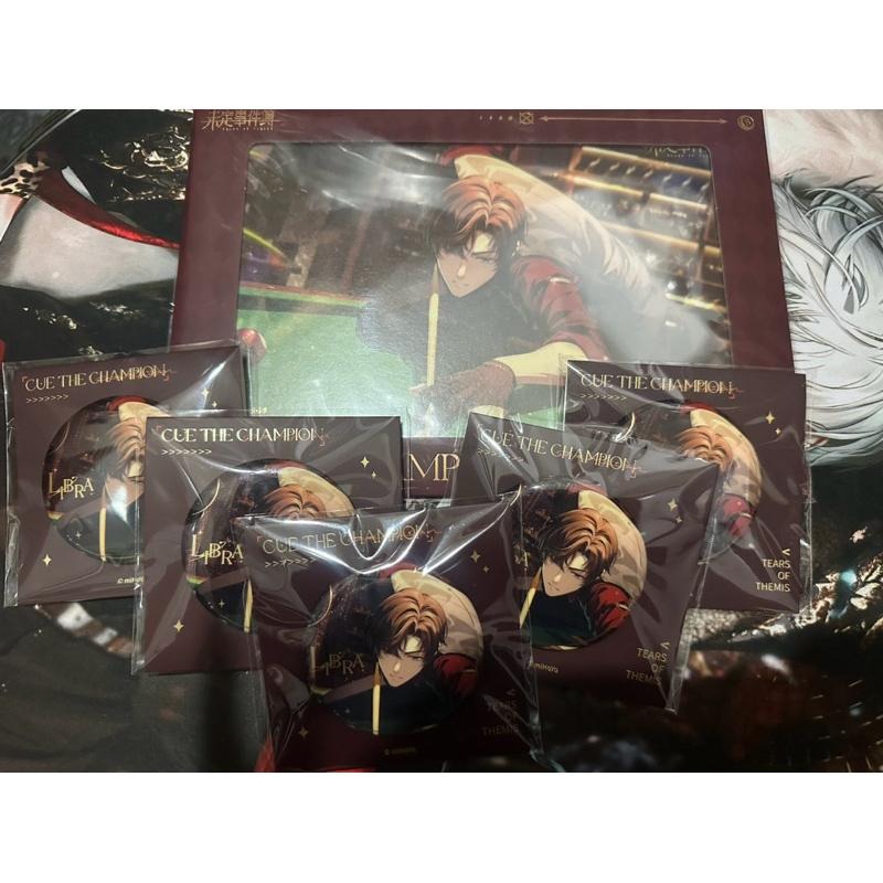 馳心撞球系列 未定事件簿 左然徽章色紙-細節圖2