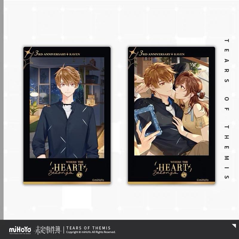 未定事件簿歸心之所拍立得明信片 夏彥 左然 莫弈 陸景和-細節圖2