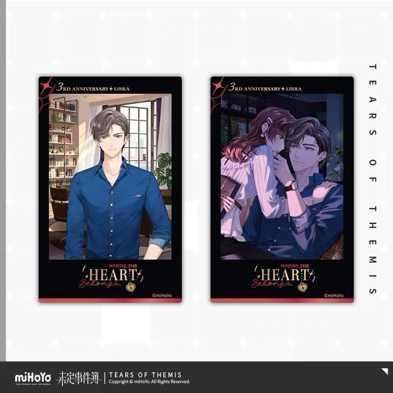 未定事件簿歸心之所拍立得明信片 夏彥 左然 莫弈 陸景和-細節圖3