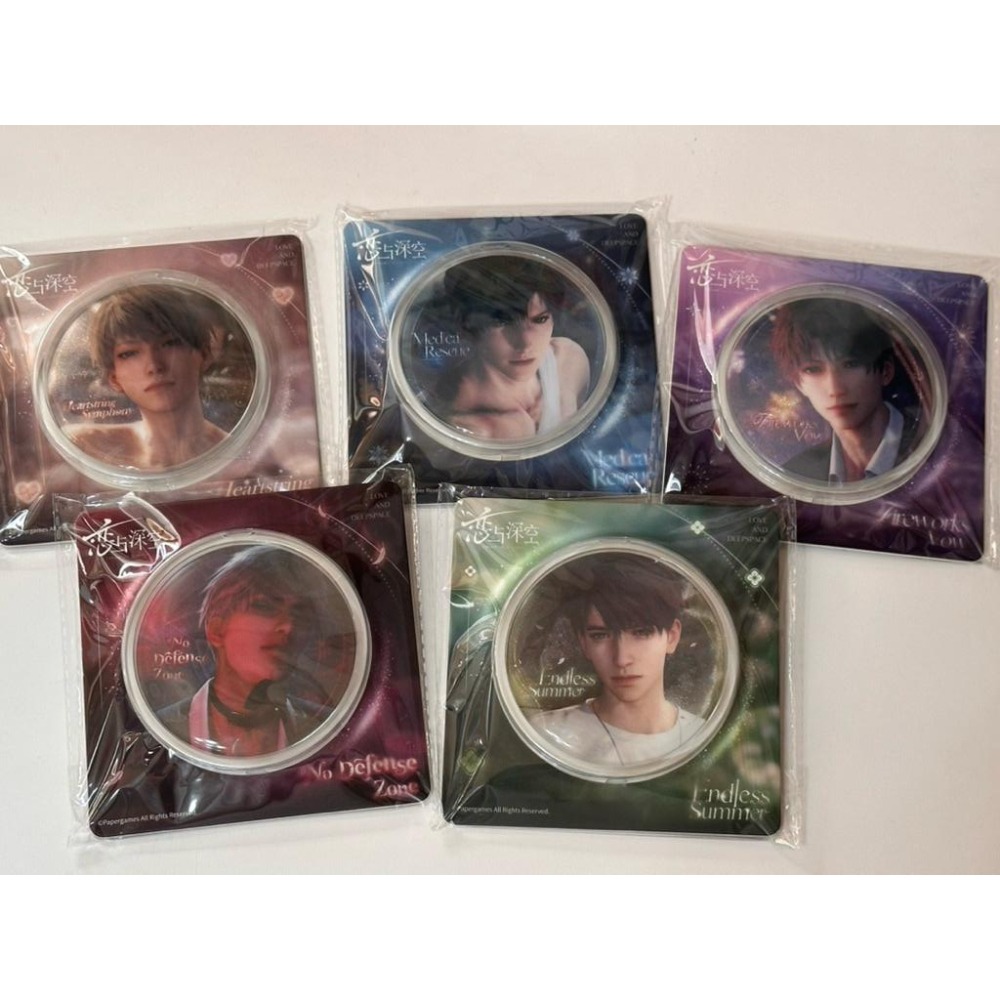 戀與深空 心語傾訴系列 小卡組 徽章 心語傾訴徽章 沈星回 黎深 祁煜 秦徹 夏以晝-細節圖8