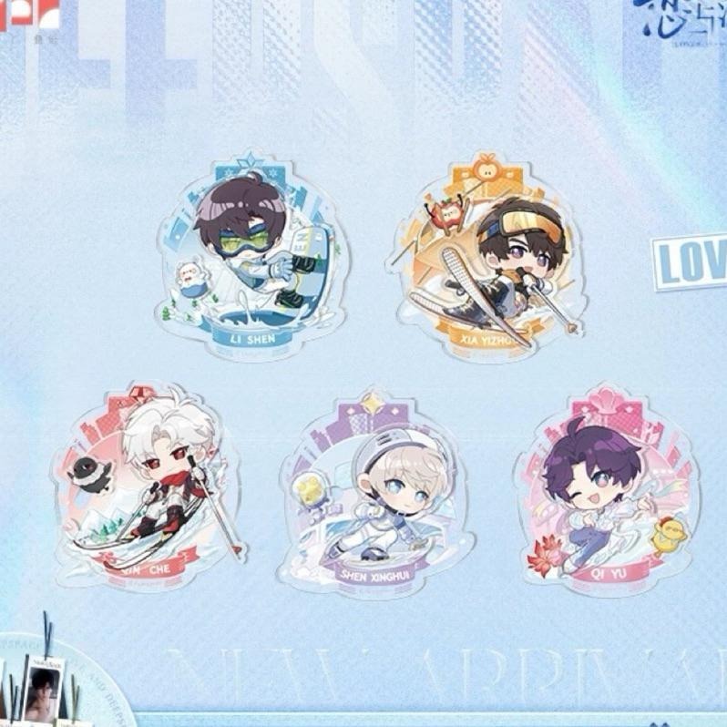 戀與深空 超越巔峰系列 徽章 Q版迷你獎章 沈星回 黎深 祁煜 秦徹 夏以晝-細節圖2