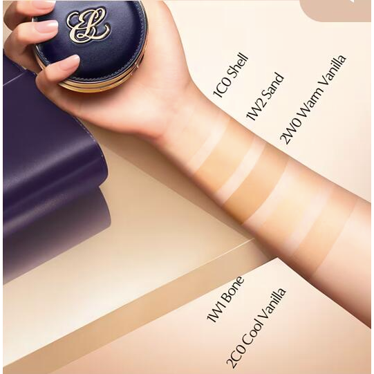 ESTEE LAUDER 雅詩蘭黛 粉持久天生美肌氣墊粉餅 24g #1W2 #2C0 粉磨皮氣墊-細節圖5