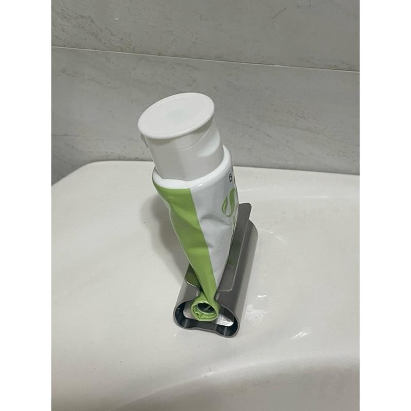 不鏽鋼擠牙膏器 擠牙膏 可站立 優質不鏽鋼  牙膏架 洗面乳架 護手霜架 神器-細節圖4