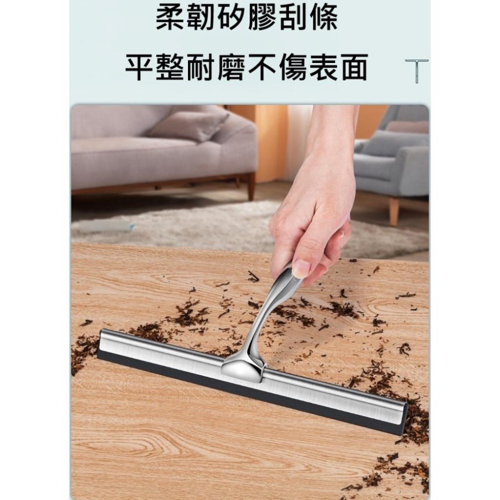 304不鏽鋼玻璃刮水器 浴室玻璃刮刀  擦窗 擦玻璃神器 刮水刀 家用 玻璃刷子 清潔器 刮刀-細節圖5