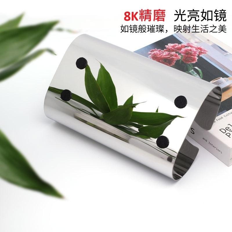 不鏽鋼衛生紙盒 超鏡面 衛生紙 紙巾收納盒 不鏽鋼衛生紙盒交換禮物 北歐風 設計師款 酒店 飯店 辦公室 ins風大-細節圖4