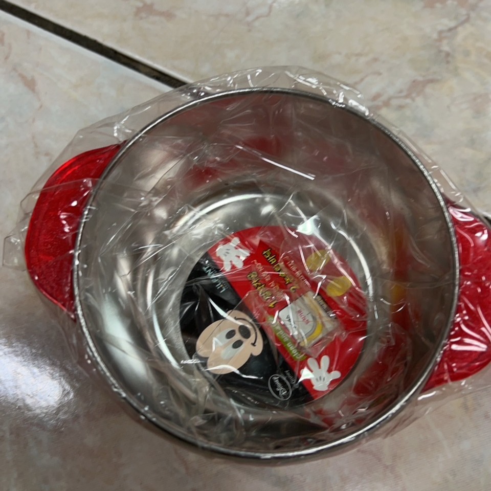 出清韓國正版米老鼠碗庫存品 包裝不整-細節圖2