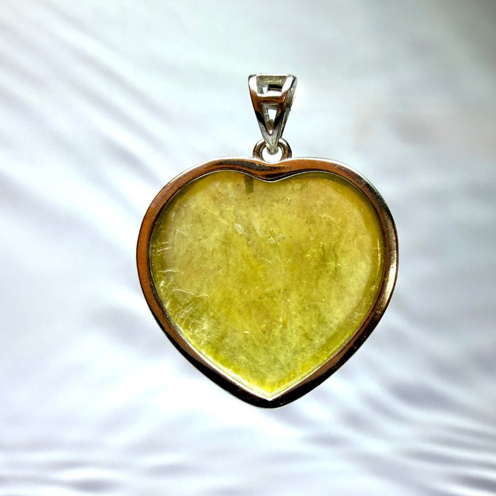 ღ꙼̈貝蒂の城堡ღ꙼̈ 黃金鋰雲母 金祖母晶 S925純銀 吊墜-細節圖4