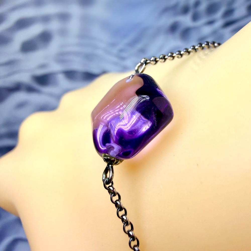 ღ꙼̈貝蒂の城堡ღ꙼̈ 巴西 紫水晶 寶瓶 手鏈 S925純銀-細節圖6