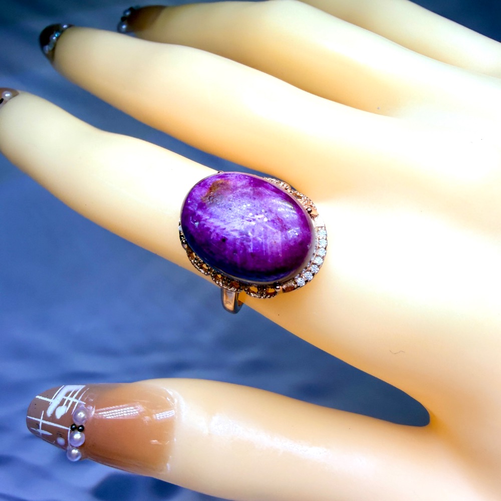 ღ꙼̈貝蒂の城堡ღ꙼̈ 坦桑尼亞 原礦紅寶 S925純銀 戒指-細節圖7