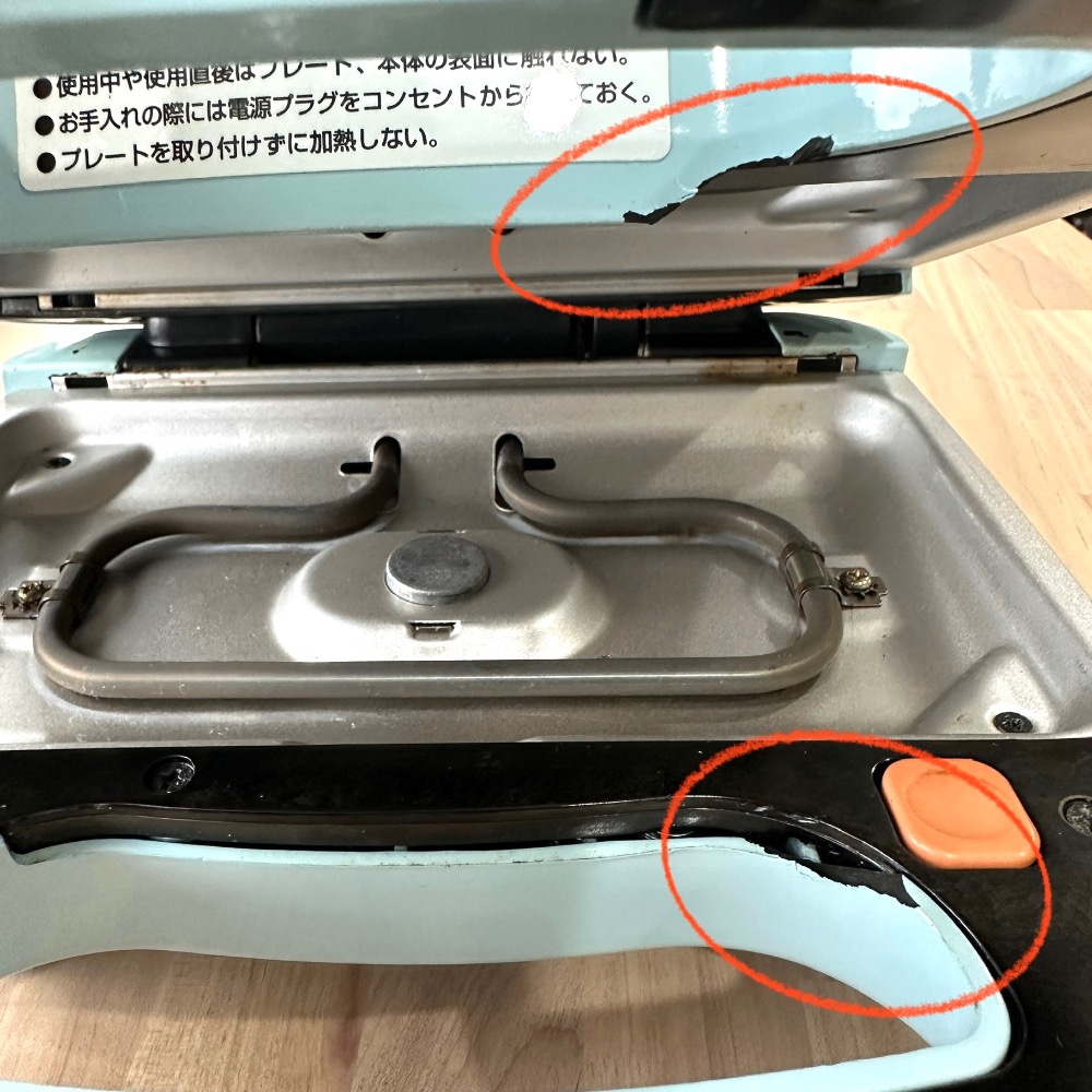 日本限定 vitantonio 鬆餅機 粉藍 二手-細節圖6