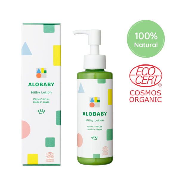 大墩藥局》ALOBABY 寶寶牛奶潤膚乳液 150ml 潤膚乳液 新生兒 兒童 日本母嬰護膚品牌-細節圖2