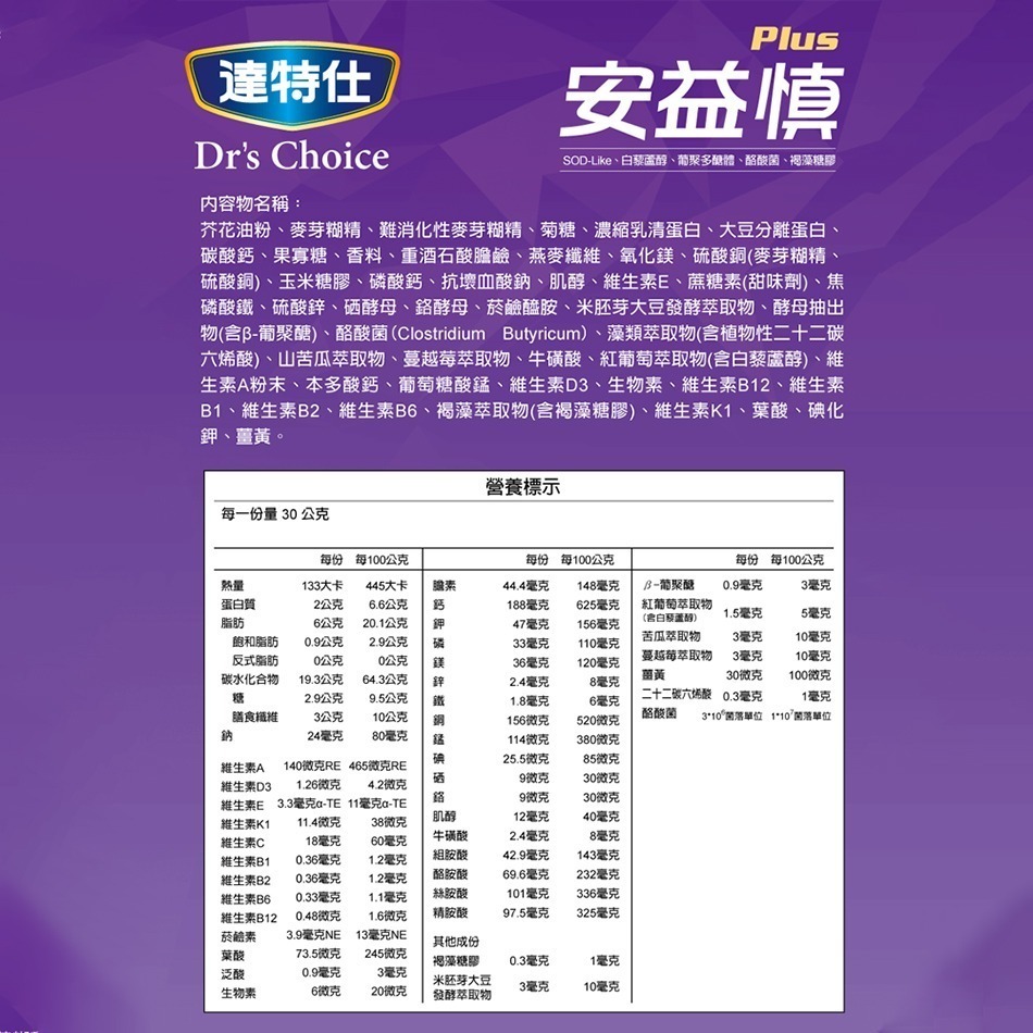 !!☆買3送1+贈~安益慎☆!! 達特仕 安力慎複方膠囊 60顆/盒 專利機能益生菌 多款複方營養 台灣公司貨》大墩藥局-細節圖4