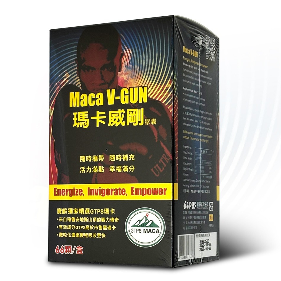 寶齡富錦 瑪卡威剛 66顆/盒 瑪卡 鹿茸 人蔘 冬蟲夏草 調節機能 增強體力 公司貨》大墩藥局-細節圖2