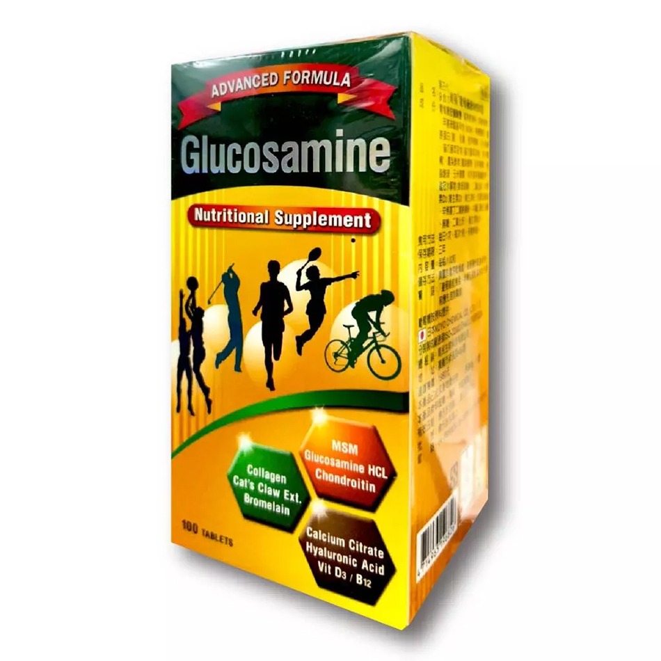 維頓 葡萄糖胺MSM錠 100錠/瓶 第三代9合1 台灣公司貨》大墩藥局-細節圖2