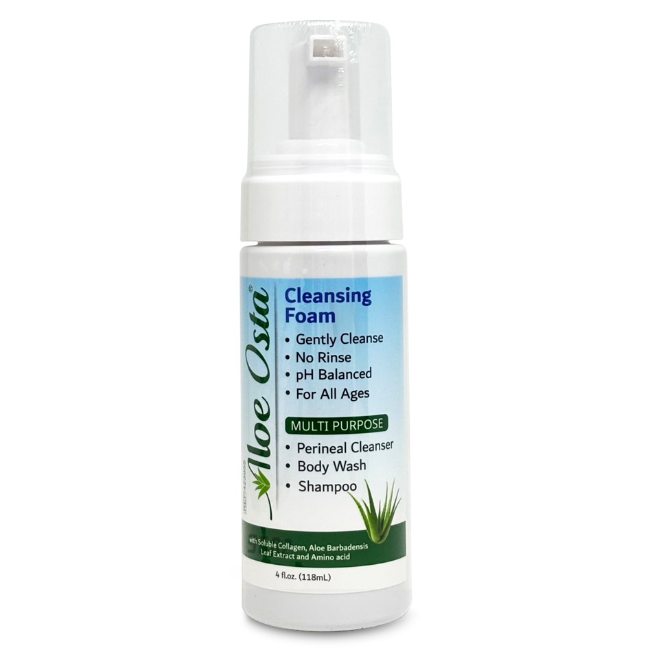 ☆免沖洗☆ Aloe Osta 康威蘆薈清潔泡沫 118ml/瓶 一罐全家都適用 台灣公司貨 》大墩藥局-細節圖2