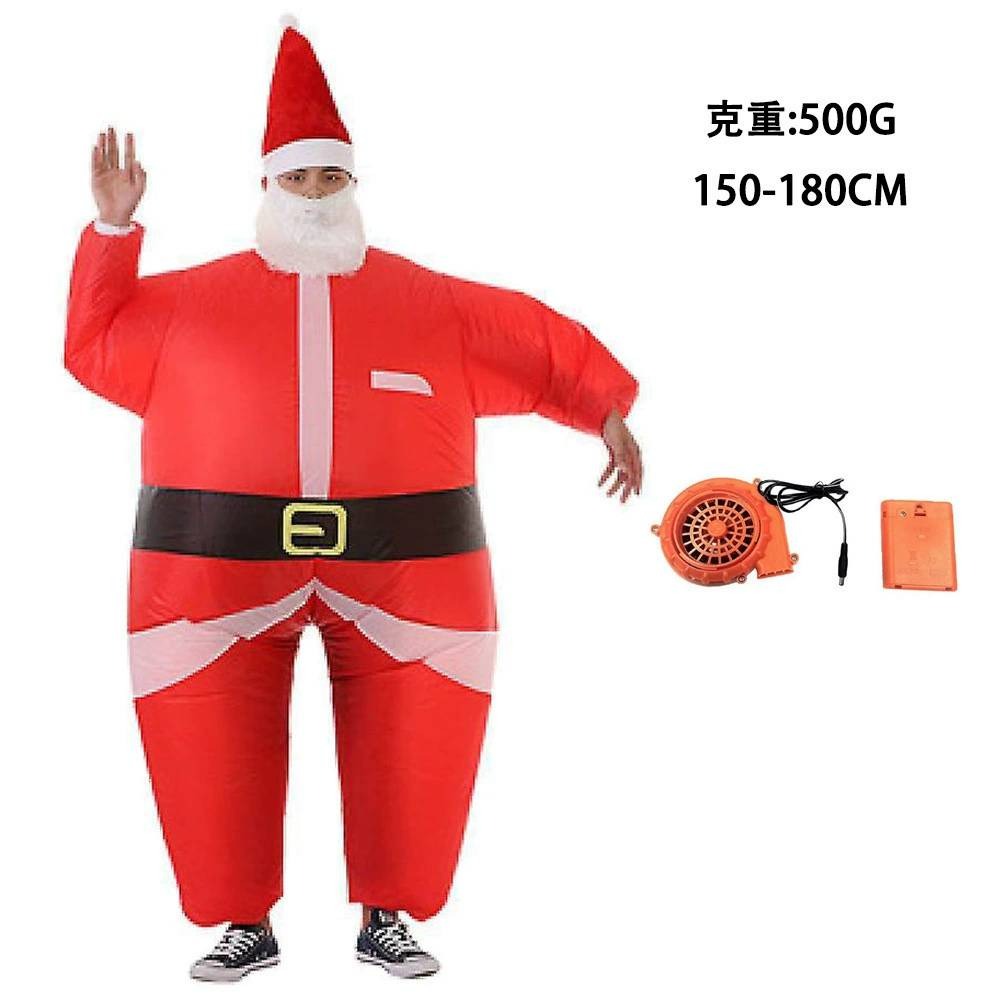 外星人充氣服(贈鼓風機) 充氣馬 騎行大公雞(奇蹟) 聖誕麋鹿 相撲 外星人充氣衣-規格圖9