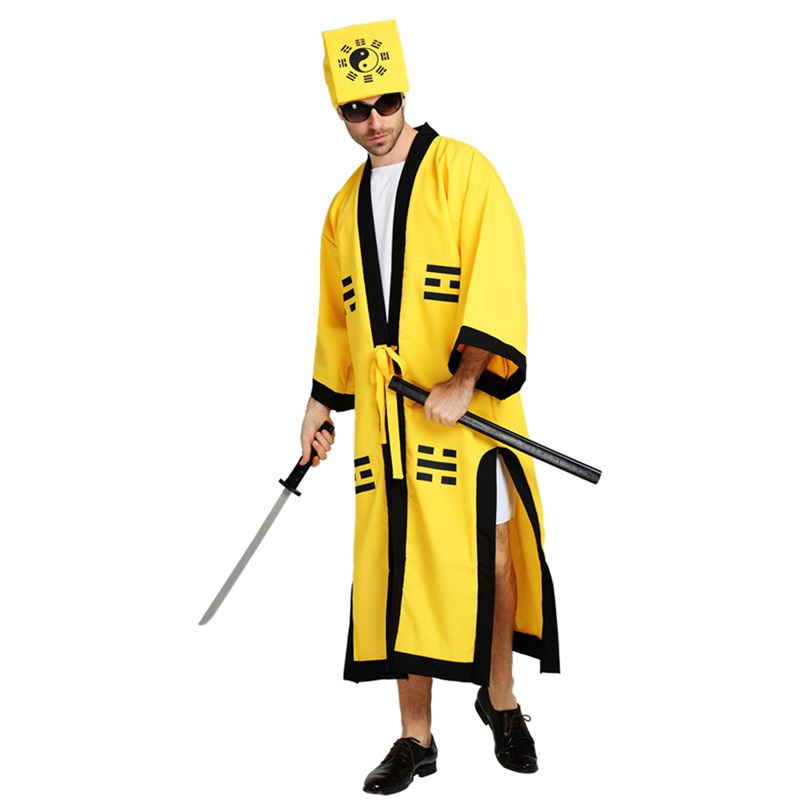 萬聖節系列 茅山道士服  萬聖節派對 cosplay 林正英 道士裝-規格圖9