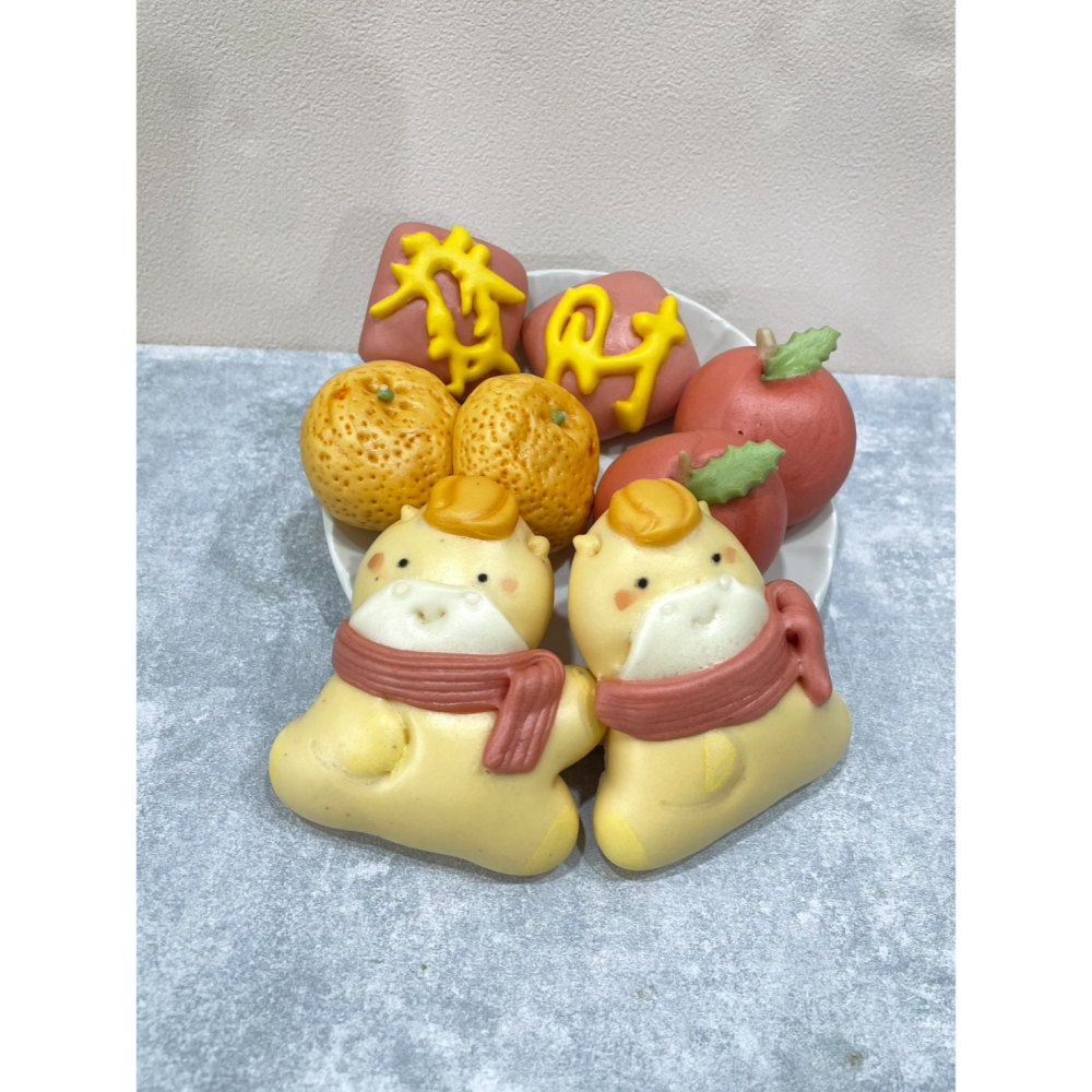 馬年發財造型饅頭組合（一組10入）-細節圖2