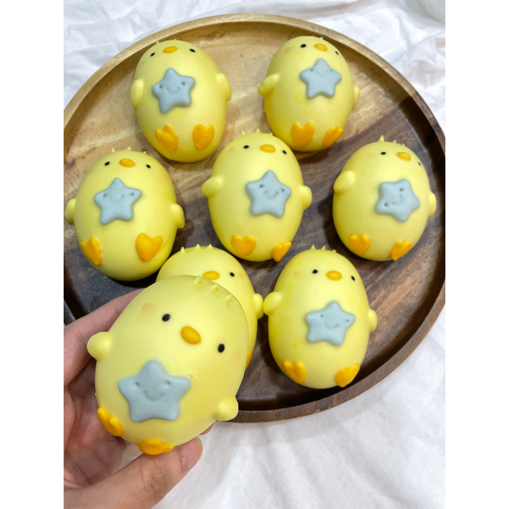 【黃毛小鴨鴨造型饅頭】鮮奶造型饅頭 一組六入-細節圖2