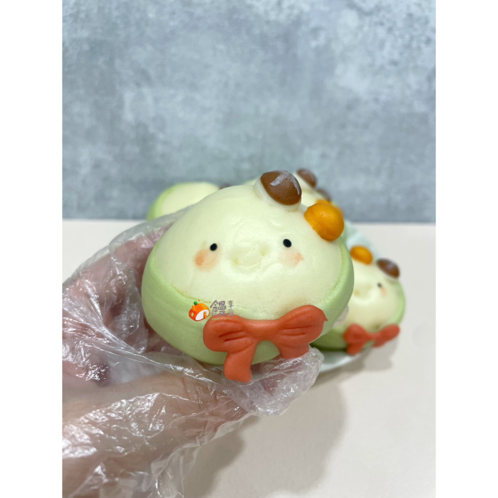 端午系列可愛小肉粽鮮奶造型饅頭（一組六入）-細節圖2