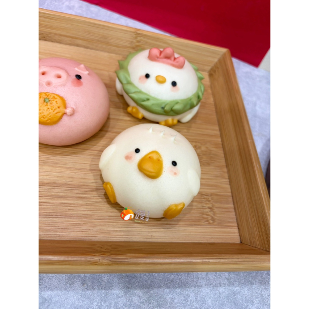 送禮、節慶必備!【五牲造型饅頭】（一組十入，5款各兩顆，含禮盒）-細節圖3