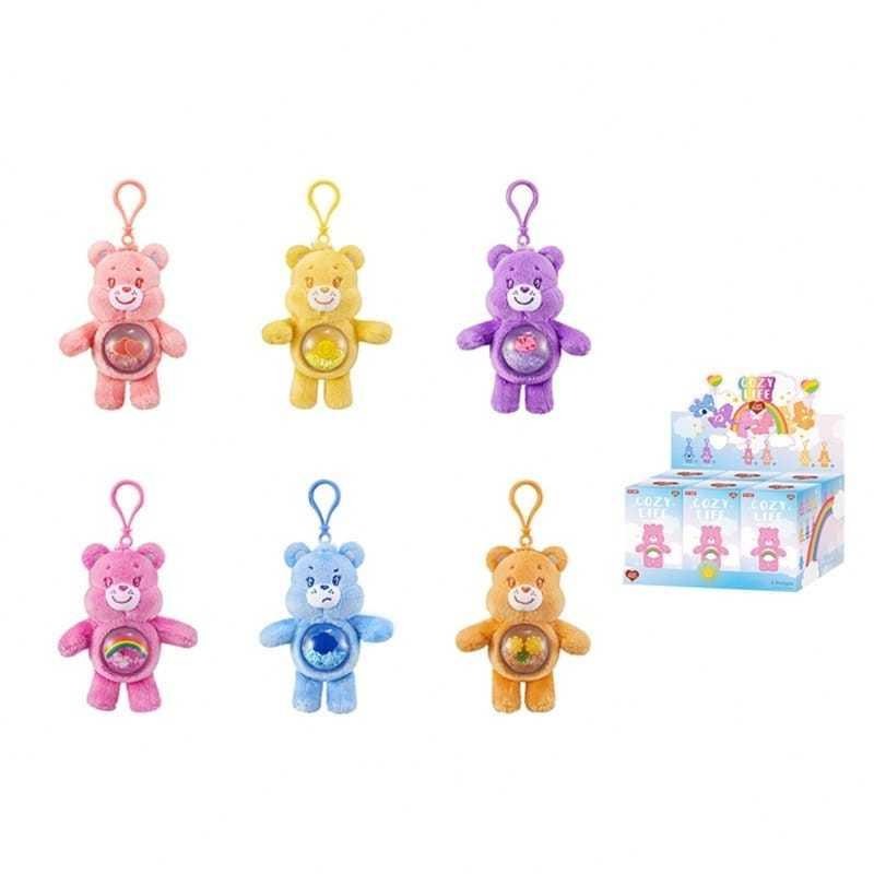 ［耶嘿］外盒已拆 內袋未拆確認款POP MART泡泡瑪特Care Bears Cozy Life系列 流沙毛絨掛件盲盒-細節圖3
