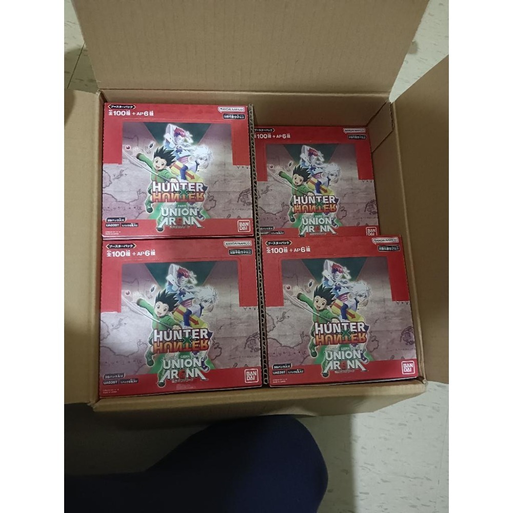 BANDAI 萬代 初代 獵人 絕版 未開封 UNION ARENA  HUNTER×HUNTER 單盒 內20包-細節圖3