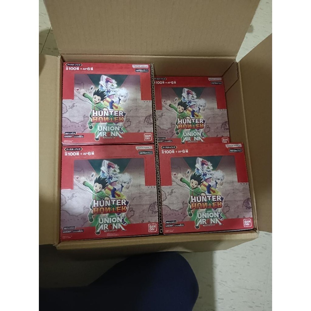 BANDAI 萬代 初代 獵人 絕版 未開封 UNION ARENA  HUNTER×HUNTER 單盒 內20包-細節圖3