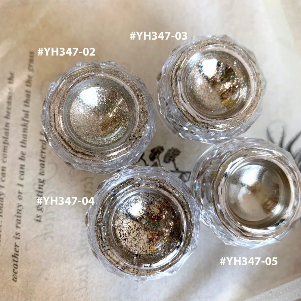 現貨｜ 純銀歐泊粉 星鑽鏡面粉 璀璨銀 亮粉 亮片系列 碎銀箔 銀色閃粉 亮片 指甲碎片粉 金屬亮粉 魔鏡粉-細節圖2