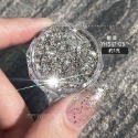 現貨｜ 純銀歐泊粉 星鑽鏡面粉 璀璨銀 亮粉 亮片系列 碎銀箔 銀色閃粉 亮片 指甲碎片粉 金屬亮粉 魔鏡粉-規格圖7
