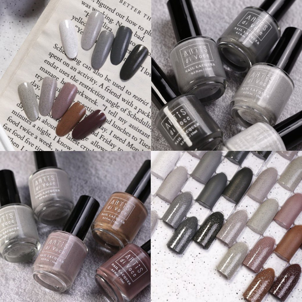 現貨出清｜flicka nail x Artis di Voce NA系列 砂糖指甲油 指彩 砂礫指甲油 非凝膠-細節圖5