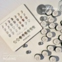 現貨｜MODING 末町 嫁紗白色系套組 36色贈色卡 米白 奶白 乳白色 亮粉 亮片 罐裝色膠 凝膠  彩色凝膠-規格圖9