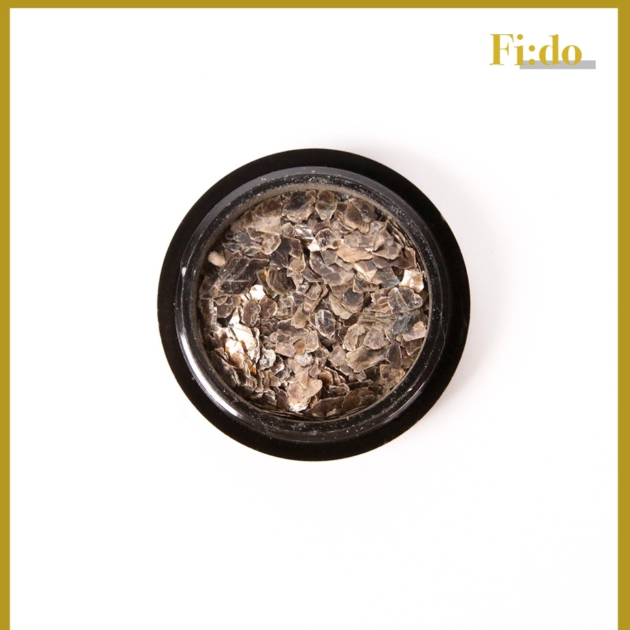 現貨實拍｜美甲天然雲母片 岩石片 貝殼光澤岩片 超薄碎片飾品素材-細節圖7