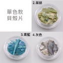 單色貝殼片- 4.灰色