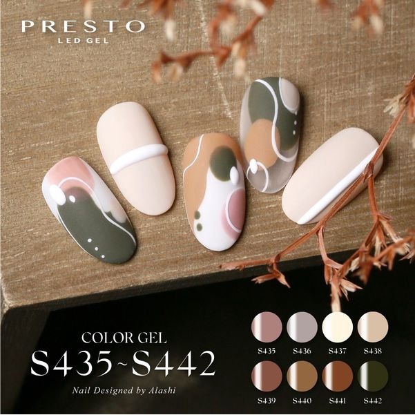 現貨｜新色💮 Presto S435～S448 Ting 講師聯名 日本甲油膠 春天色系 彩色甲油凝膠 美甲-細節圖2