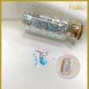現貨實拍｜女神款・極光 幻彩冰塊美甲 玻璃紙 碎片玻璃紙 飾品材料 美甲飾品 冰塊美甲 玻璃碎片紙 美甲素材 工具-規格圖9