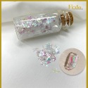 現貨實拍｜女神款・極光 幻彩冰塊美甲 玻璃紙 碎片玻璃紙 飾品材料 美甲飾品 冰塊美甲 玻璃碎片紙 美甲素材 工具-規格圖9