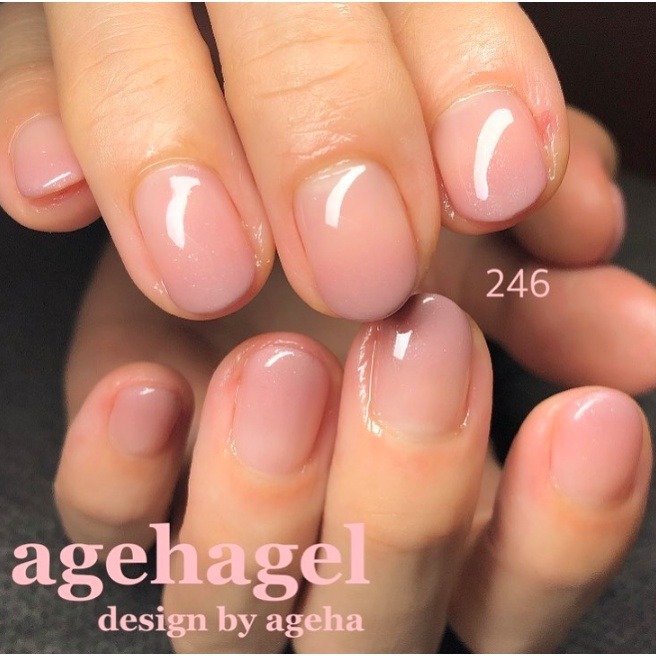 現貨供應🦋 ageha gel 彩色凝膠 201-250 罐裝膠 莫蘭迪 亮粉感 罐裝膠 低彩 日本罐裝凝膠-細節圖8