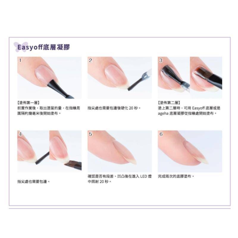 現貨｜日本 ageha gel 罐裝功能膠 底膠 漸層透明 亮粉專用調和凝膠 彩繪透明 上層 免清鑲鑽凝膠 彩繪粉-細節圖5