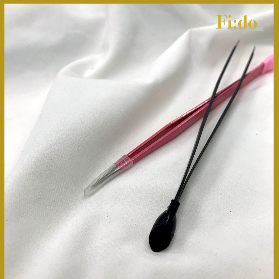 現貨供應｜防靜電美甲鑽飾貼紙夾 美甲兩用夾 貼紙推棒 飾品夾 美甲鑷子 鑽飾直夾 矽膠推棒 美甲飾品 夾子 攝子 彎夾-細節圖3