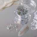 現貨｜ 美甲 歐泊粉 極光雲錦粉 超仙漸變 幻彩偏光 人魚色澤 雪綿粉 超薄片亮片-規格圖6