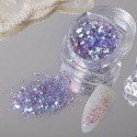 現貨｜ 美甲 歐泊粉 極光雲錦粉 超仙漸變 幻彩偏光 人魚色澤 雪綿粉 超薄片亮片-規格圖6